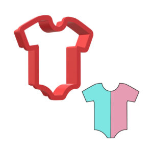Baby Shirt 3D Cookie Cutter - STL File Digital Download