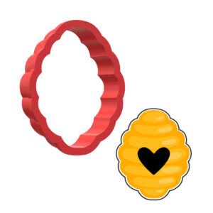 Bee Hive 3D Cookie Cutter - STL File Digital Download
