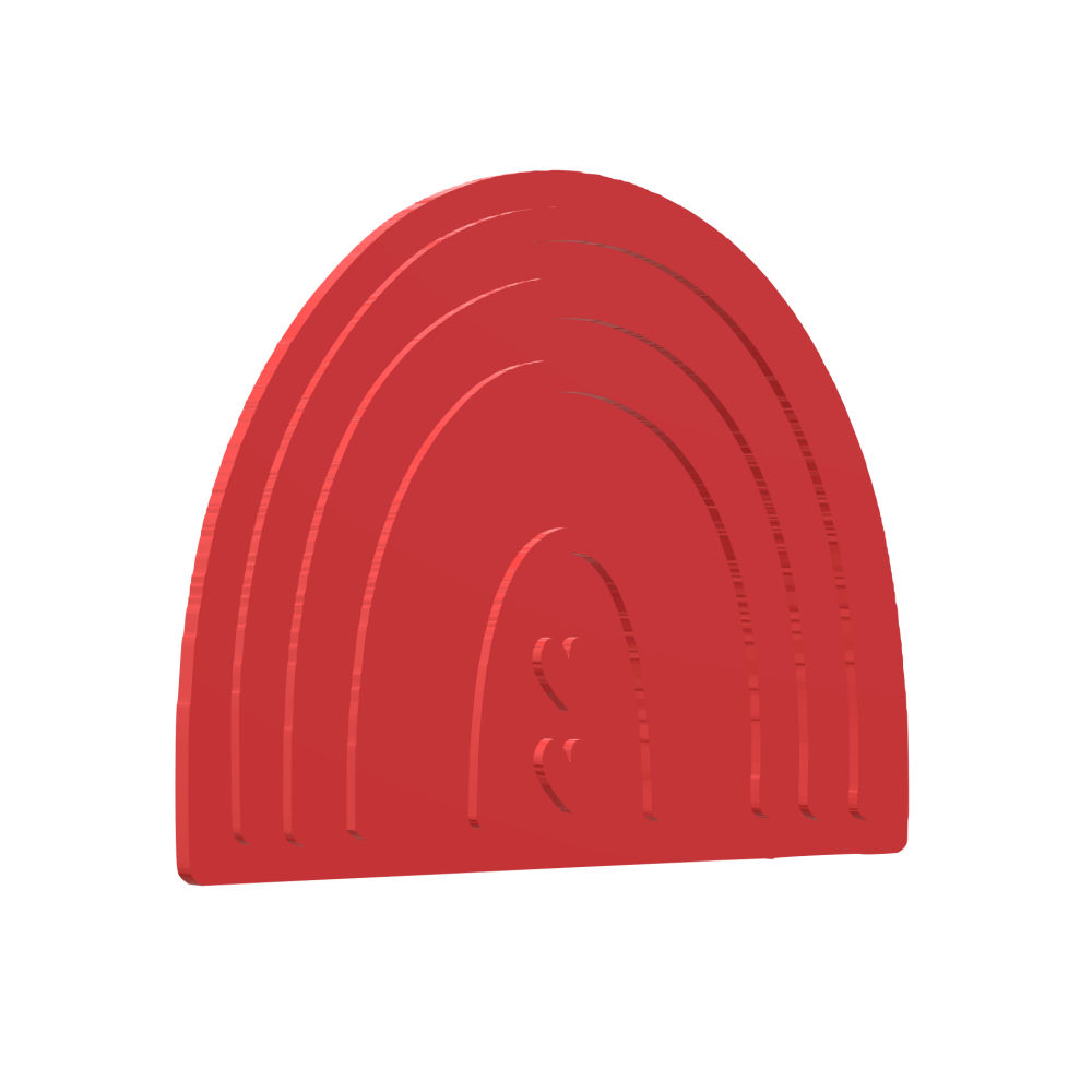 boho-rainbow-3d-cookie-cutter-stamp-BI1007