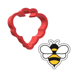Bumble Bee 3D Cookie Cutter - STL File Digital Download