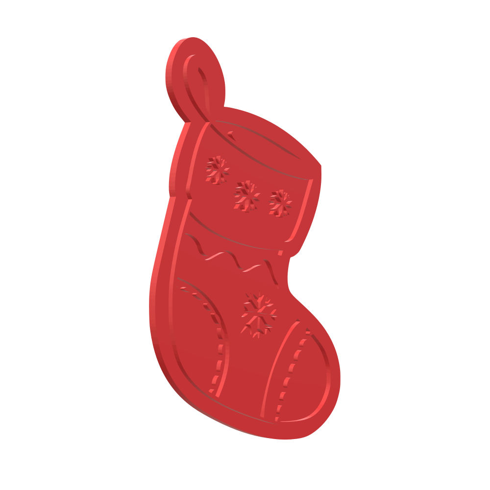christmas-stocking-3d-cookie-cutter-stamp-CH1003