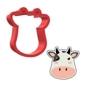 Cow Head 3D Cookie Cutter - STL File Digital Download