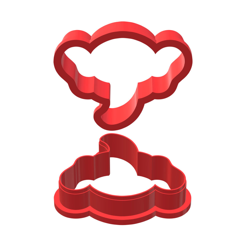 elephant-face-3d-cookie-cutter-angles-AN1008