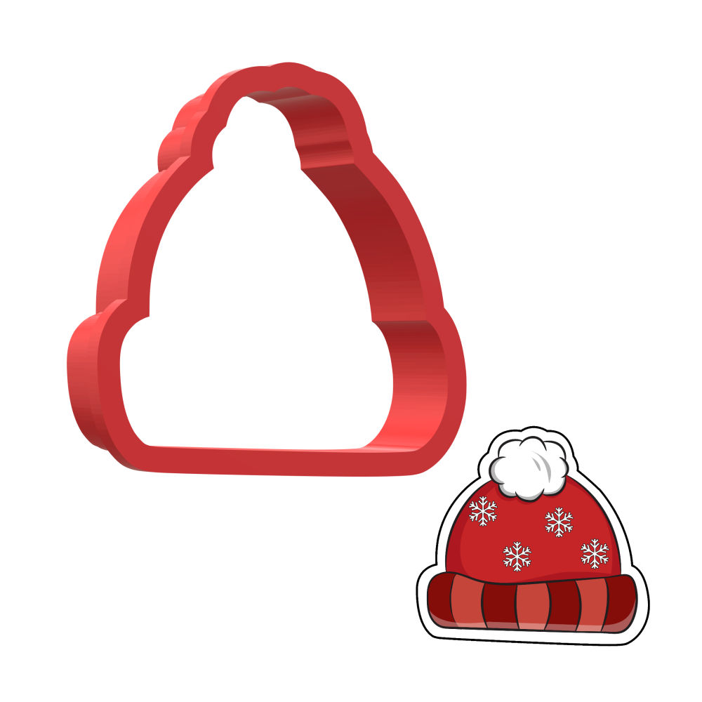 snow-hat-3d-cookie-cutter-CH1013