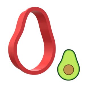 Avocado 3D Cookie Cutter - STL File Digital Download