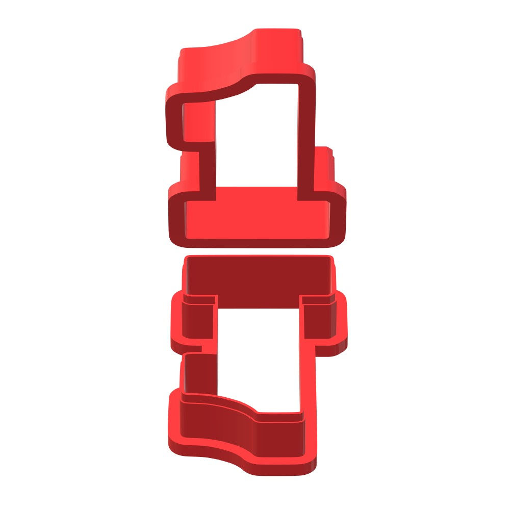 Number-1-3d-cookie-cutter-angles-NU1002