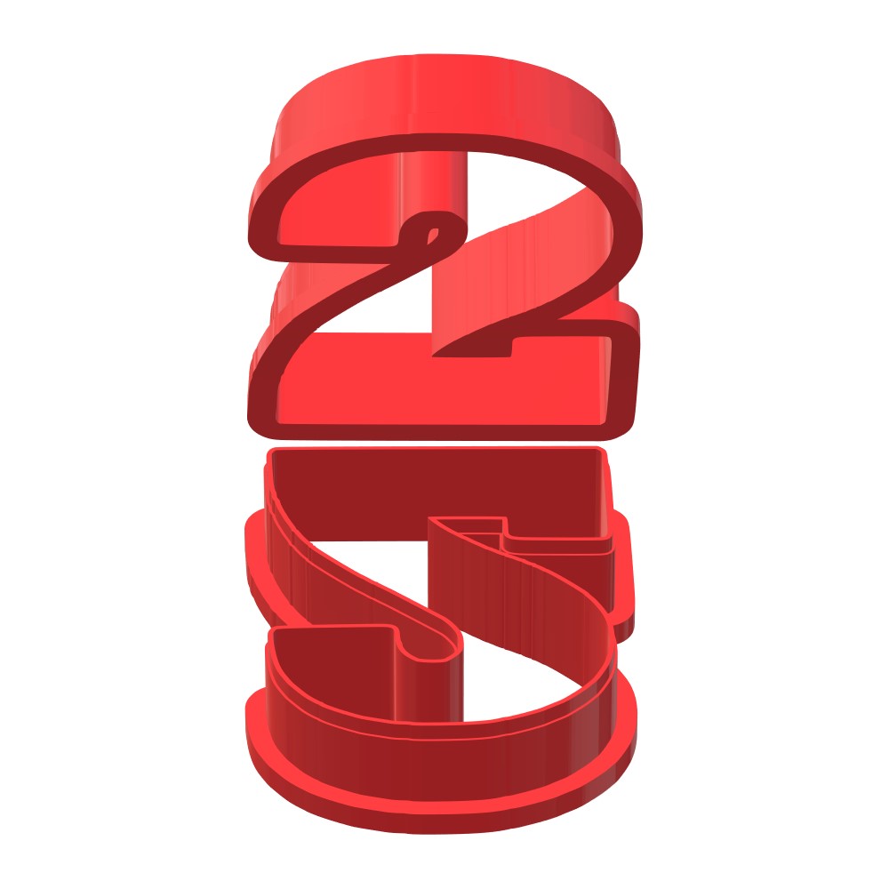 Number-2-3d-cookie-cutter-angles-NU1003