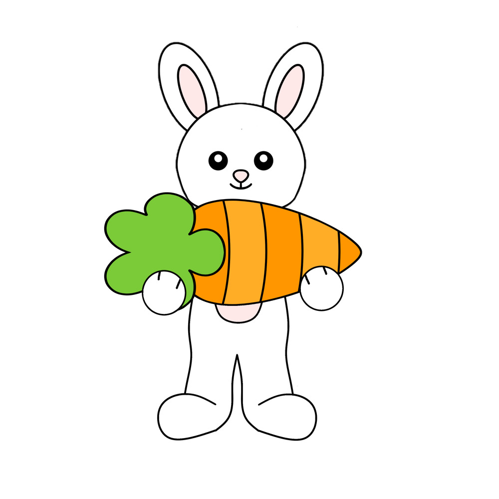 bunny-holding-carrot-3d-cookie-cutter-ea1001