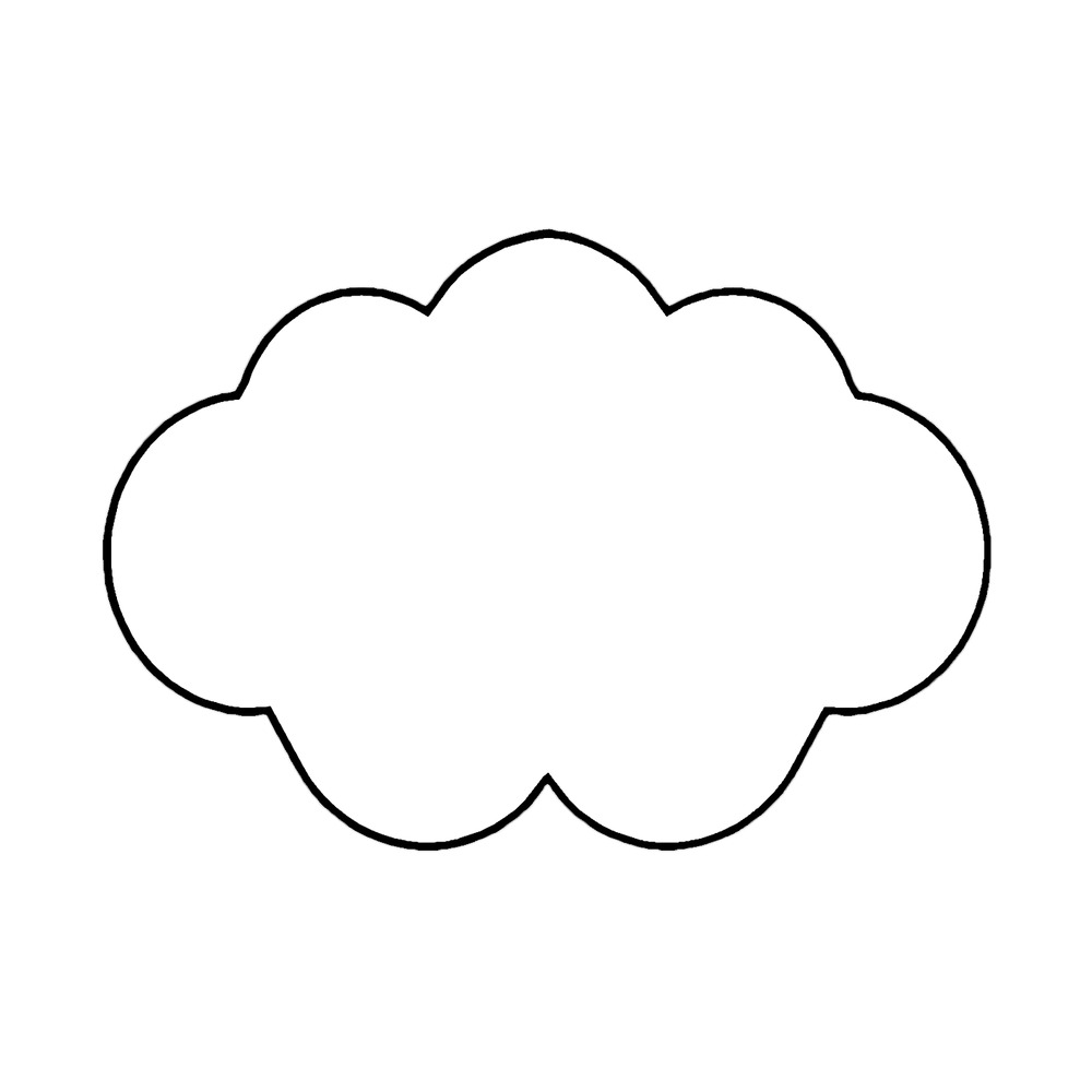 cloud-plaque-#1-3d-cookie-cutter-pl1004