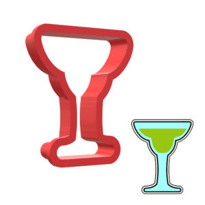 Margarita 3D Cookie Cutter - STL File Digital Download