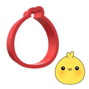 Chick 3D Cookie Cutter - STL File Digital Download