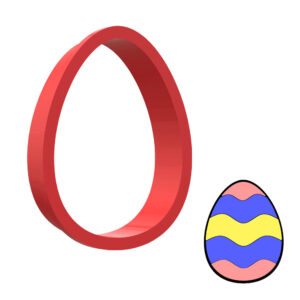 Egg 3D Cookie Cutter