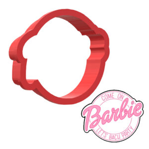 Barbie Plaque 3D Cookie Cutter