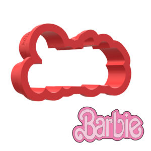 Barbie Text 3D Cookie Cutter