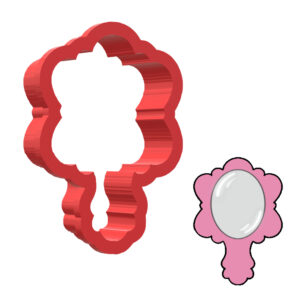 Barbie Mirror 3D Cookie Cutter