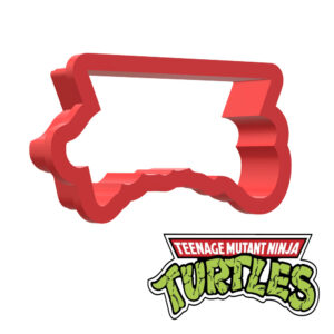 Ninja Turtle Title 3D Cookie Cutter
