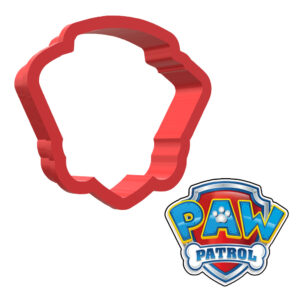 Paw Patrol Symbol 3D Cookie Cutter