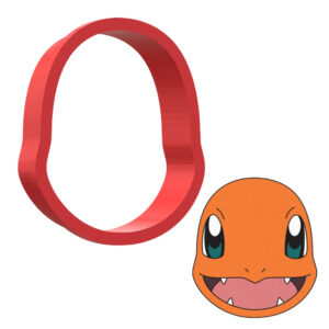 Charmander Face Pokemon 3D Cookie Cutter
