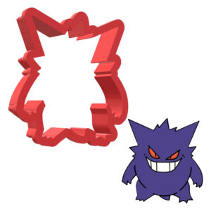 Gengar Style 1 Pokemon 3D Cookie Cutter