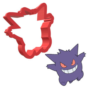 Gengar Style 2 Pokemon 3D Cookie Cutter