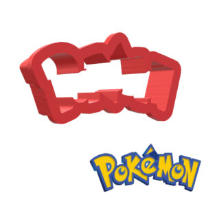 Pokemon Logo 3D Cookie Cutter