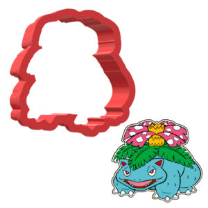 Venusaur Pokemon 3D Cookie Cutter