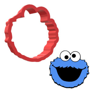 Cookie Monster Sesame Street 3D Cookie Cutter
