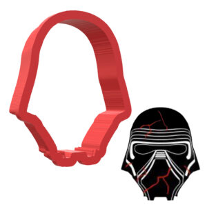 Kylo Ren Mask Star Wars 3D Cookie Cutter