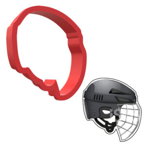 Hockey Helmet 3D Cookie Cutter - STL File Digital Download
