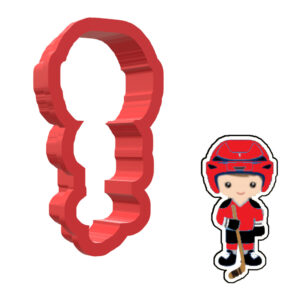 Hockey Player 3D Cookie Cutter - STL File Digital Download