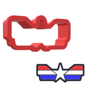 Captain America Star Logo 3D Cookie Cutter - STL File Digital Download