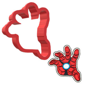 Iron Man Hand 3D Cookie Cutter - STL File Digital Download