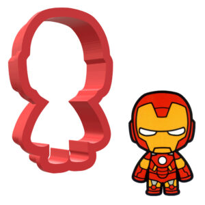 Iron Man Mini 3D Cookie Cutter - STL File Digital Download