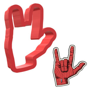 Spiderman Hand 3D Cookie Cutter - STL File Digital Download