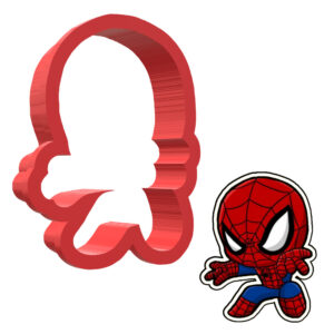Spiderman Mini 3D Cookie Cutter - STL File Digital Download