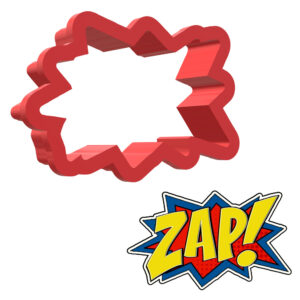 Zap 3D Cookie Cutter - STL File Digital Download