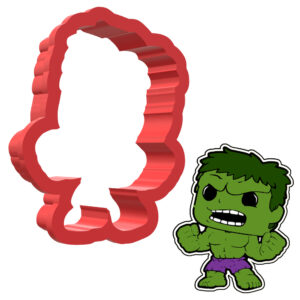 The Hulk Mini 3D Cookie Cutter - STL File Digital Download