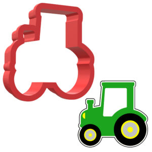Tractor 3D Cookie Cutter - STL File Digital Download