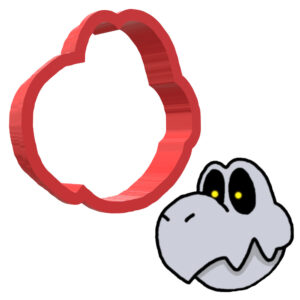 Dry Bones Face 3D Cookie Cutter