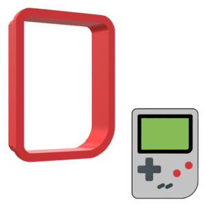 Gameboy 3D Cookie Cutter - STL File Digital Download