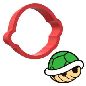 Green Shell 3D Cookie Cutter