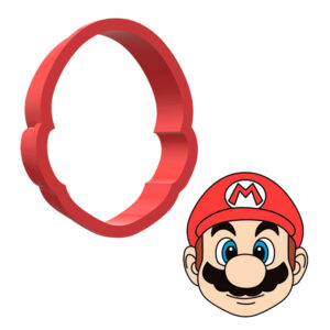 Mario Face 3D Cookie Cutter