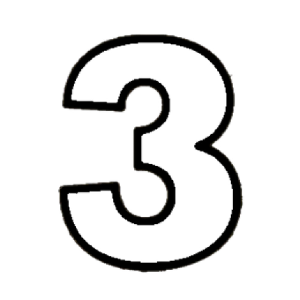 number-3-3d-cookie-cutter-nu1004