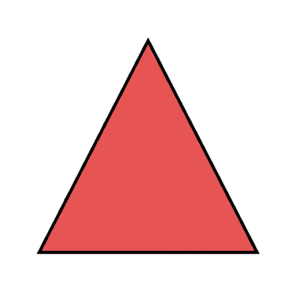 equalateral-triangle-white-background-3d-cookie-cutter-sh1010