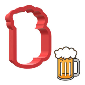 Beer Mug 3D Cookie Cutter - STL File Digital Download