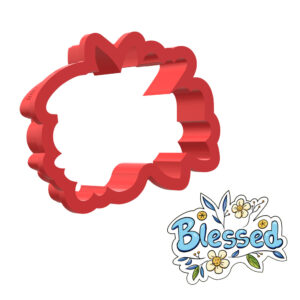 Blessed 3D Cookie Cutter - STL File Digital Download