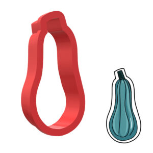 Gourd Style 1 3D Cookie Cutter - STL File Digital Download