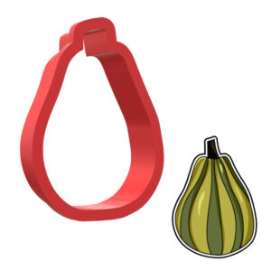 Gourd Style 2 3D Cookie Cutter - STL File Digital Download