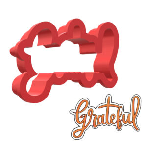 Grateful 3D Cookie Cutter - STL File Digital Download