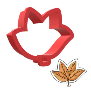 Leaf Style 3 3D Cookie Cutter